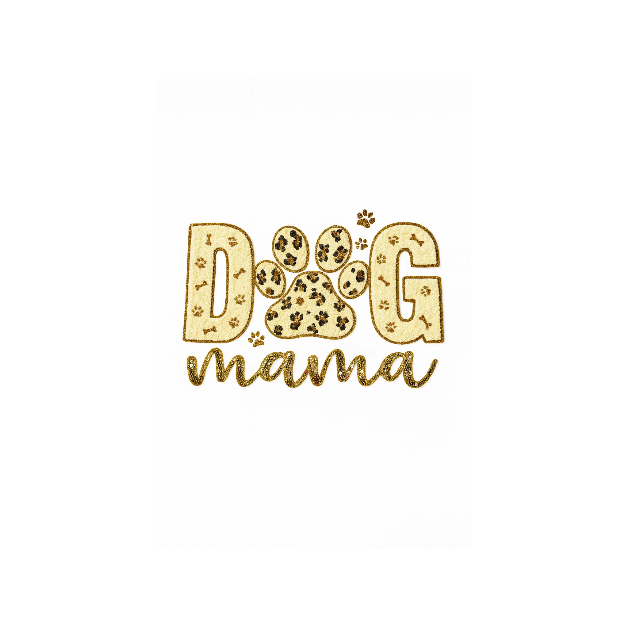 Dog Mama Chenille Patch