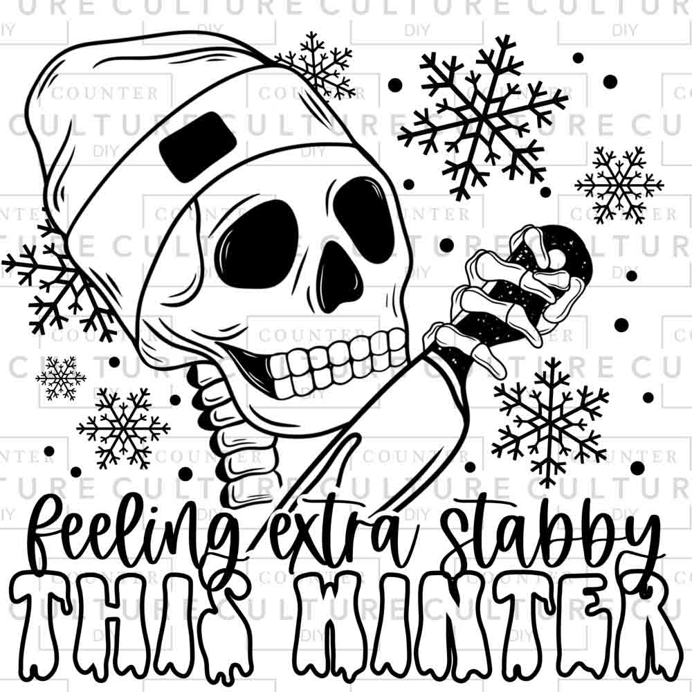 Extra Stabby DTF Transfer