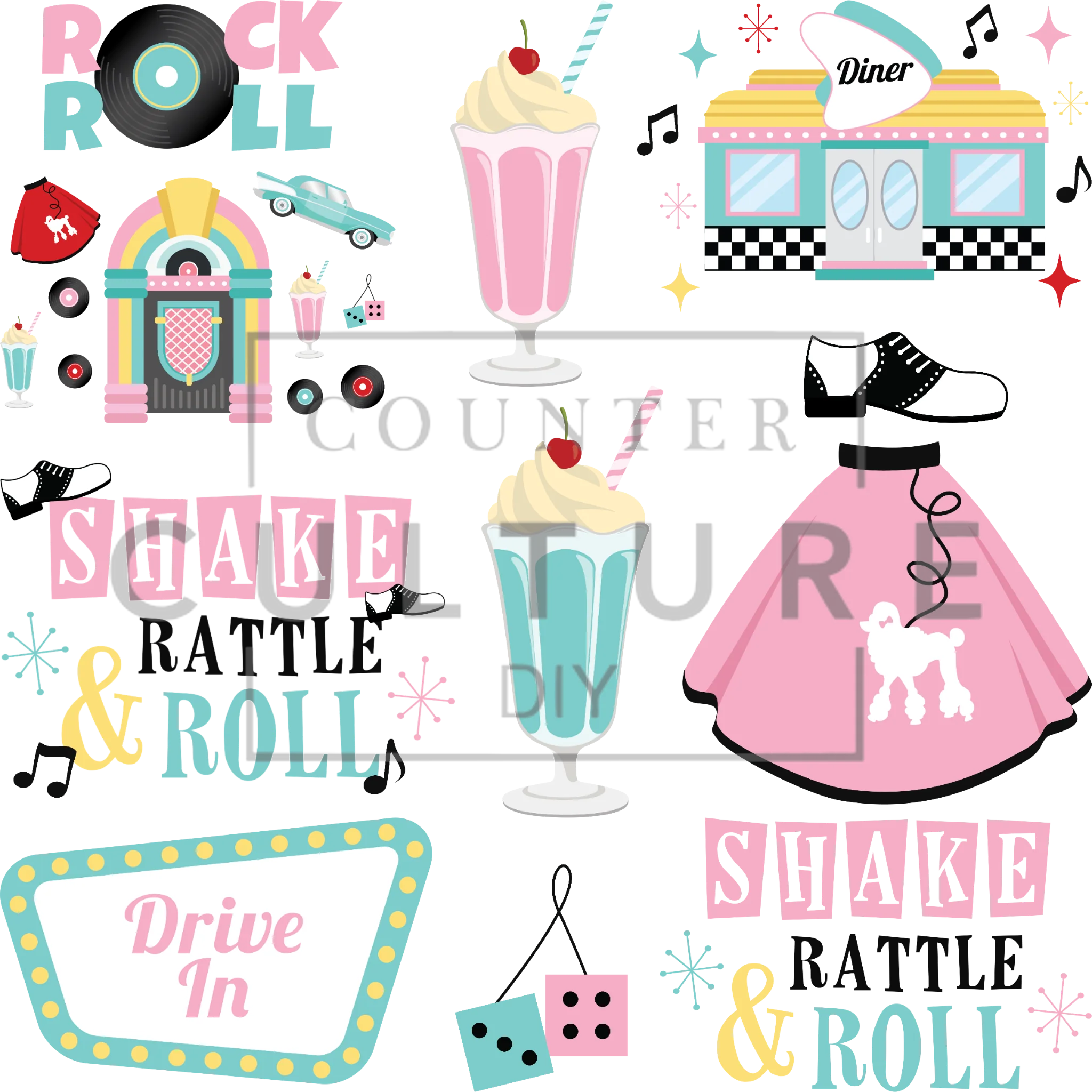 UV DTF Decal Element Sheets: Artist Series - Image 20